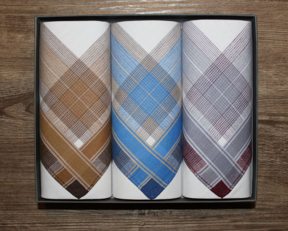 stofftaschentuch herren baumwolle set 3